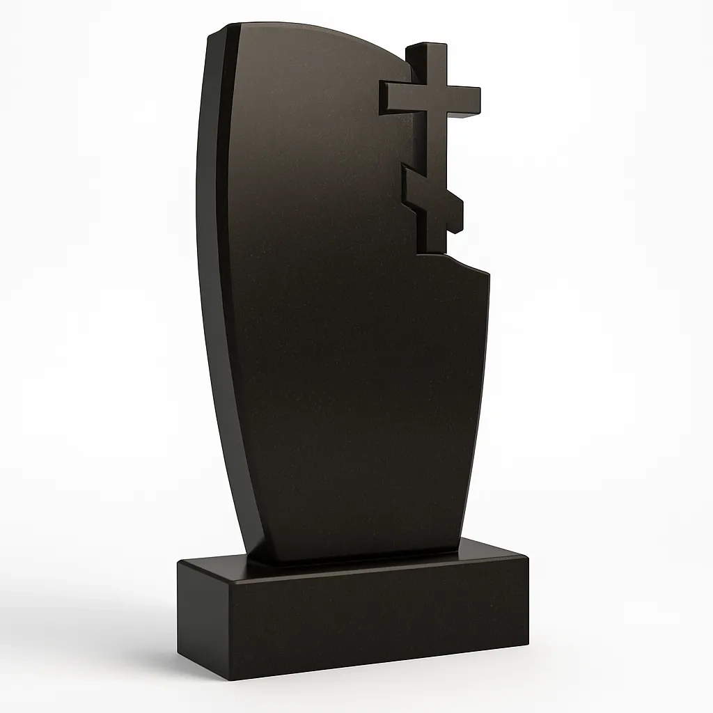 pravoslavnyj-pamyatnik-s-reznym-krestom-vypuklyj